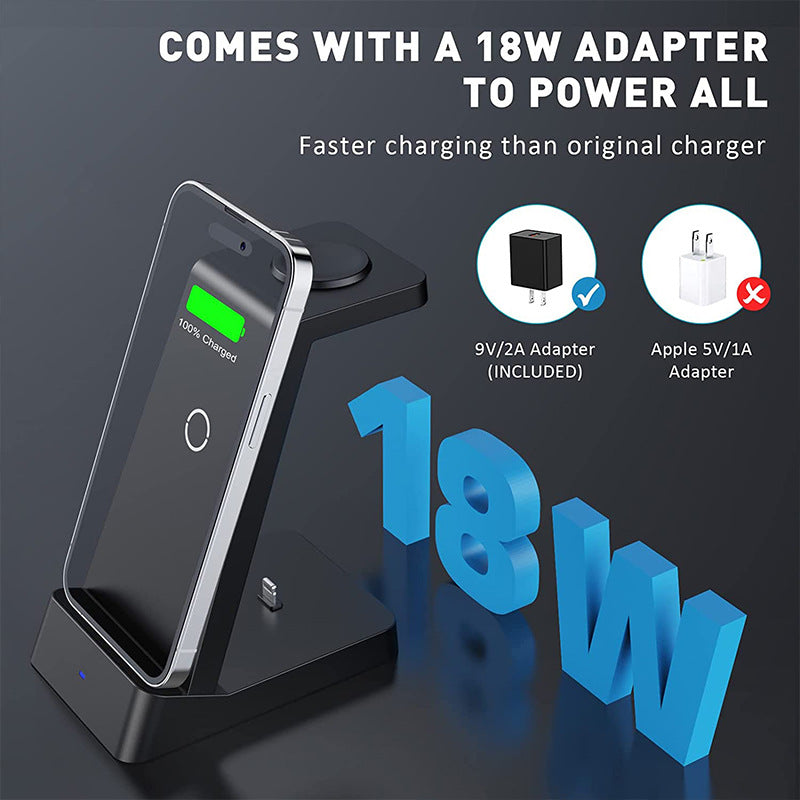 Wireless Charger Three-in-one