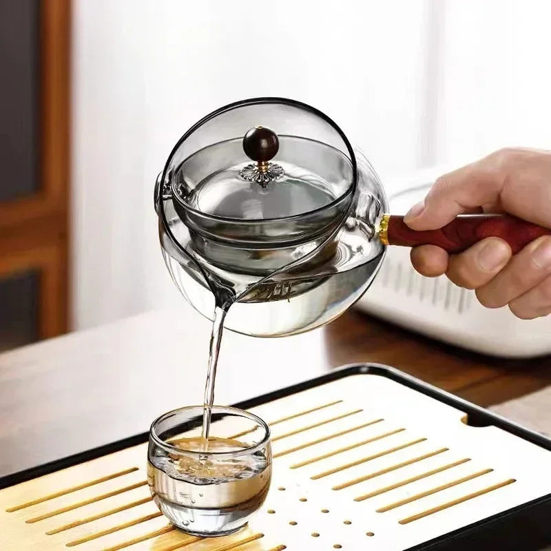 Semi-automatic teapot