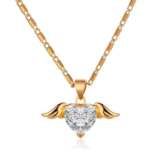 Heart Wings Necklace For Women